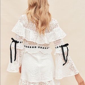 Love And Lemons Bonita Lace Dress Xs 